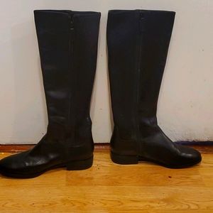 Black Cole Haan hunting boots size 7